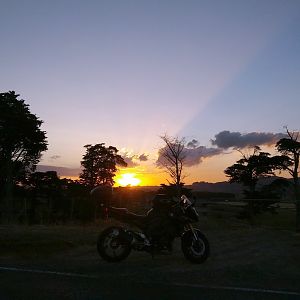 Sunset near Maramarua